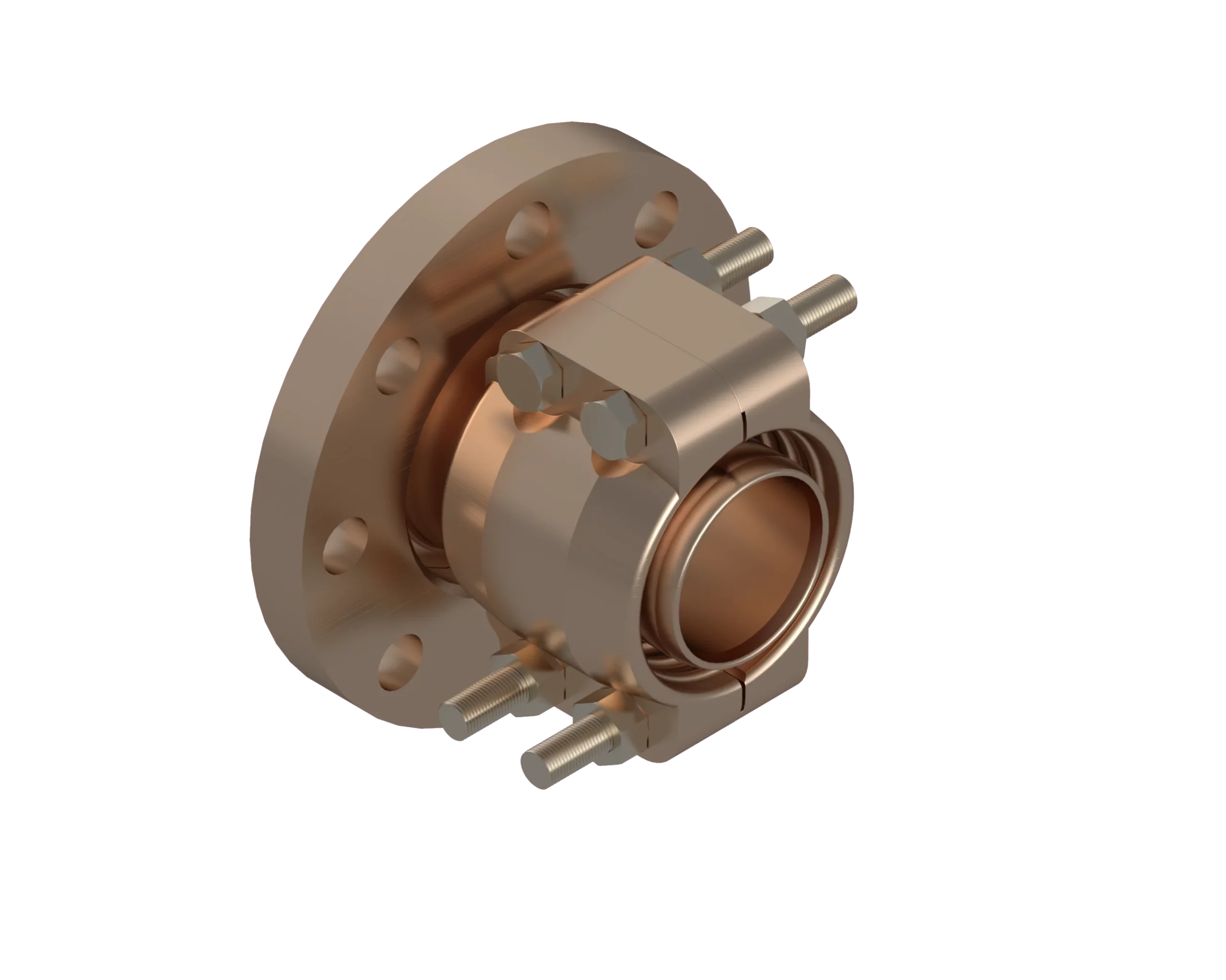 EF-1546A5-2.5-48 – End Fittings – Straight – Flange to Hose (MIL-DTL-24787/1, Type F, Group X, Class V, 150 Lb. Flange per A.N.S.I. B16.5)