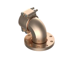 90EF-1546B5-2-40 – End Fittings – 90º – Flange to Hose (MIL-DTL-24787/1, Type FL, Group X, Class V, 150 Lb. Flange per A.N.S.I. B16.5)