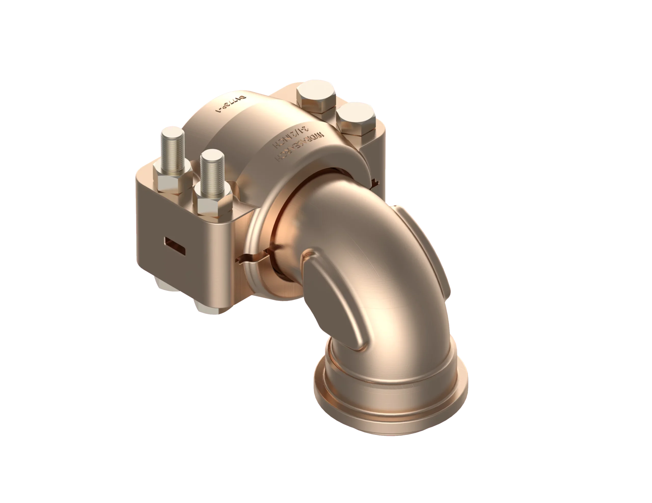 90EF-1546D-3-48 – End Fittings – 90º – Male Split to Hose (MIL-DTL-24787/4, Type EL, Group X)