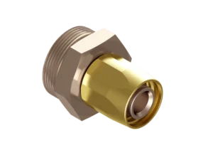 EF-B1488C-2432 – End Fittings – Straight – Male “O”-Ring Seal to Hose (Bronze/Brass)