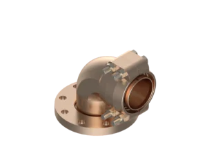 90EF-1546B5-2-40 – End Fittings – 90º – Flange to Hose (MIL-DTL-24787/1, Type FL, Group X, Class V, 150 Lb. Flange per A.N.S.I. B16.5)