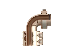 90EF-449D-2-40 – End Fittings – 90º – Female Sil-Braze to Hose (MIL-DTL-24787/4, Type EL, Group IV)