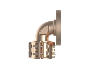 90EF-449B5-2-40 – End Fittings – 90º – Hose to Flange (MIL-DTL-24787/1, Type FL, Group IV, Class II, 150/400 Lb. Flange per MIL-PRF-20042)
