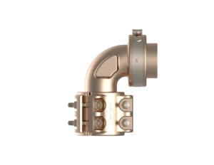 90EF-449D-2-40 – End Fittings – 90º – Female Sil-Braze to Hose (MIL-DTL-24787/4, Type EL, Group IV)