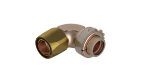90ELB-B1488ELF-2432 – End Fittings – 90º – Female Sil-Braze Split Clamp to Hose