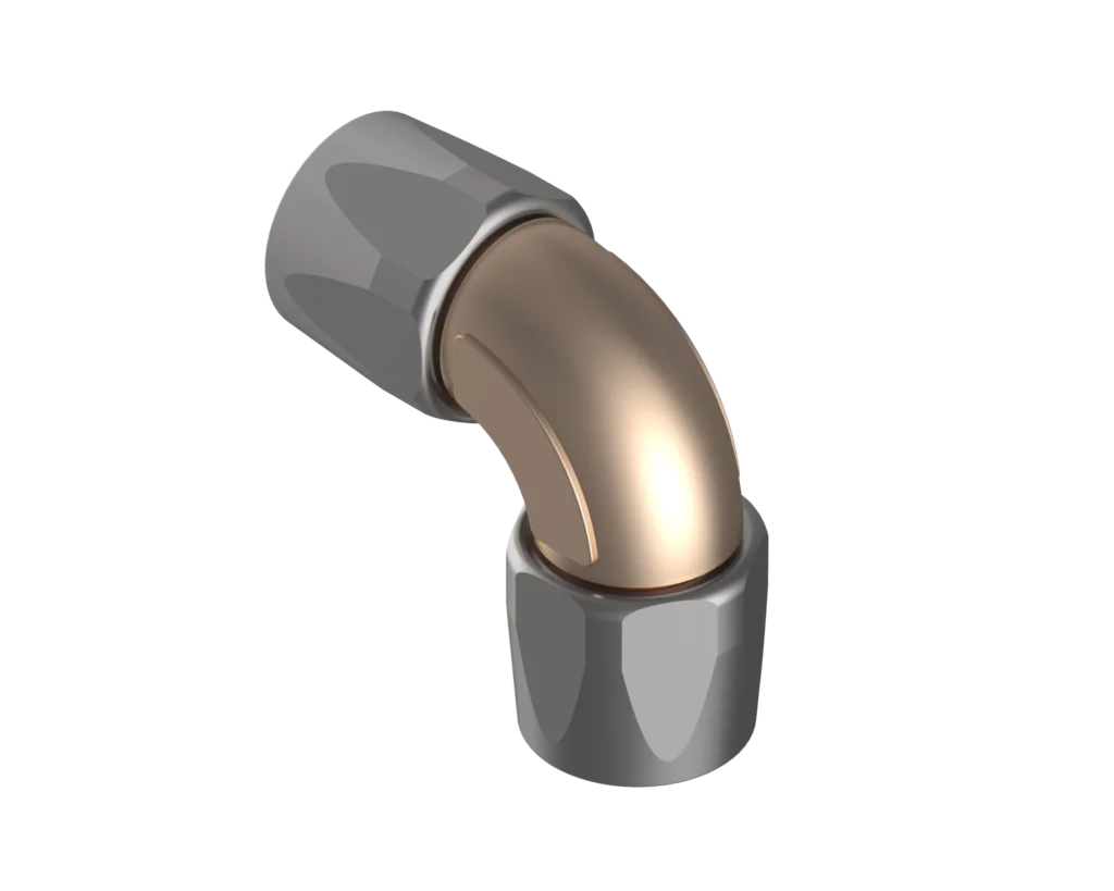 90ELB-MB1488D-1616 – Elbows – 90º Dogleg – Hose to Hose – Bronze/Monel – (MIL-DTL-24787/5, Type D, Group VIII)