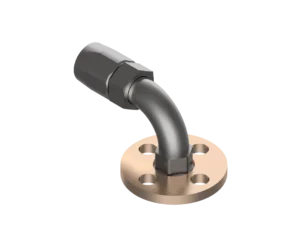90EF-1488B2-3232 – End Fittings – 90º – Flange to Hose (MIL-DTL-24787/1, Type FL, Group VIII, Class III, 250 Lb. Flange per MIL-PRF-20042)
