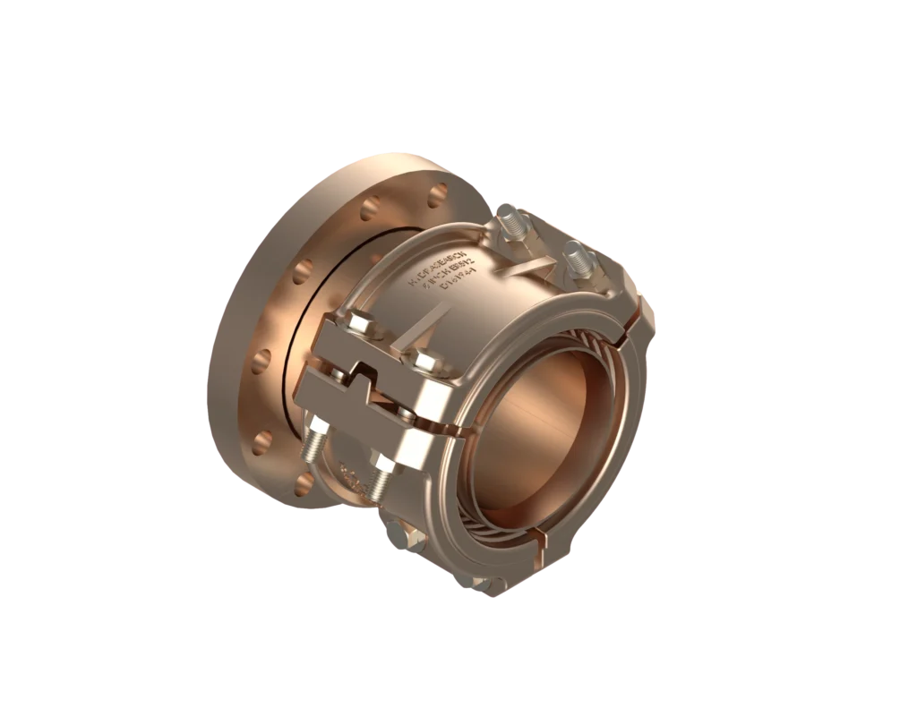 EF-10-400F – End Fittings – Straight – Flange to Hose (MIL-DTL-24787/1, Type F, Group IX, Class I, 400 Lb. Flange per MIL-PRF-20042)