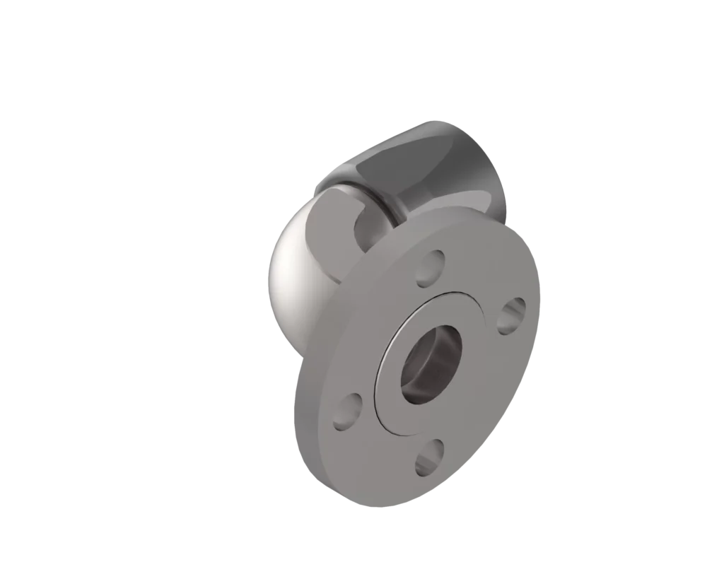90EF-MSS1488FL5-1220 – End Fittings – 90º – Flange to Hose Stainless Steel/Monel (150 Lb. Flange per A.N.S.I. B16.5)