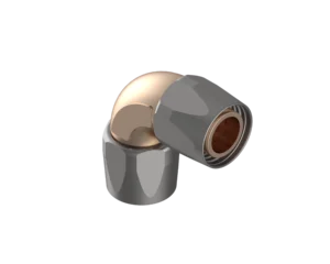 90ELB-MB1488D-1616 – Elbows – 90º Dogleg – Hose to Hose – Bronze/Monel – (MIL-DTL-24787/5, Type D, Group VIII)