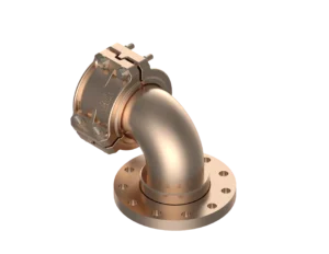 90EF-6-150F-2P – 2-Piece End Fittings – 90º – Flange to Hose (MIL-DTL-24787/1, Type FL, Group IX, Class IV, 150 Lb. Flange per MIL-PRF-20042)