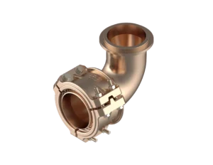 90EF-8MS-ER512-2P – 2-Piece End Fittings – 90º – Male Split Clamp to Hose (MIL-DTL-24787/4, Type EL, Group IX)