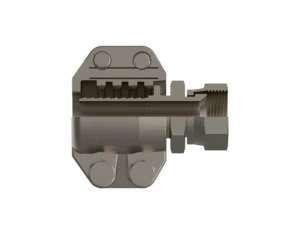 EF-1489A-3232 – End Fittings – Straight – S.A.E. 37º Flare Swivel (J.I.C.) to Hose 4 Bolt (MIL-DTL-24787/2, Type A, Group XI)