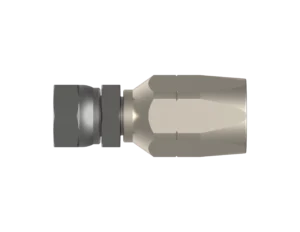 EF-SM1600A-2424 – End Fittings – Straight – S.A.E. 37º Female Flare Swivel to Hose (HS1600 Series) Monel/Steel