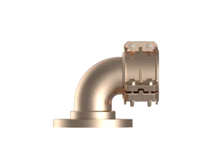 90EF-6-150F-2P – 2-Piece End Fittings – 90º – Flange to Hose (MIL-DTL-24787/1, Type FL, Group IX, Class IV, 150 Lb. Flange per MIL-PRF-20042)