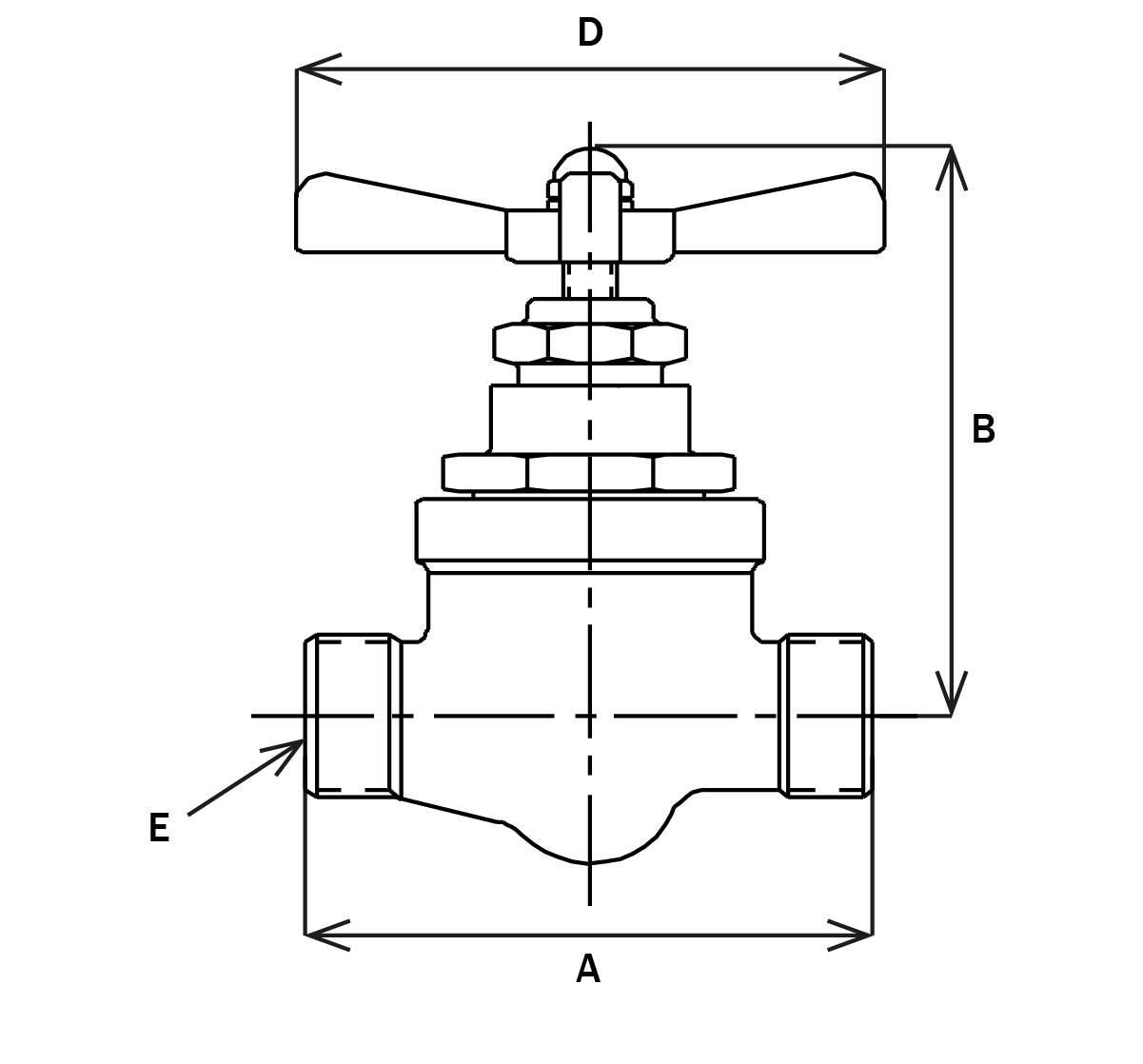 6GN81-0 – Brass Angle Hose Valve