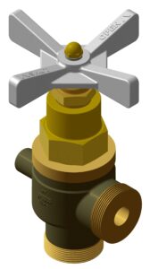 6GN80-3 – Brass Angle Hose Valve