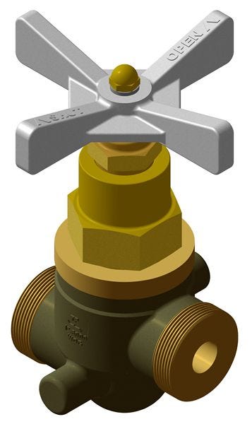 247GN81-3 – Brass Angle Hose Valve