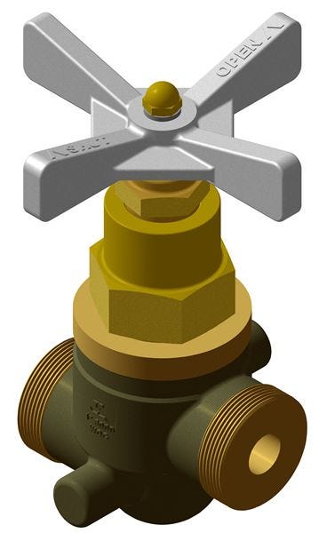 247GN82-5 – Brass Angle Hose Valve