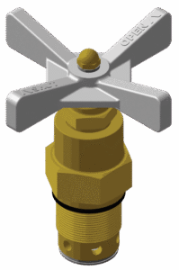 6KP36-3 – Brass Angle Hose Valve