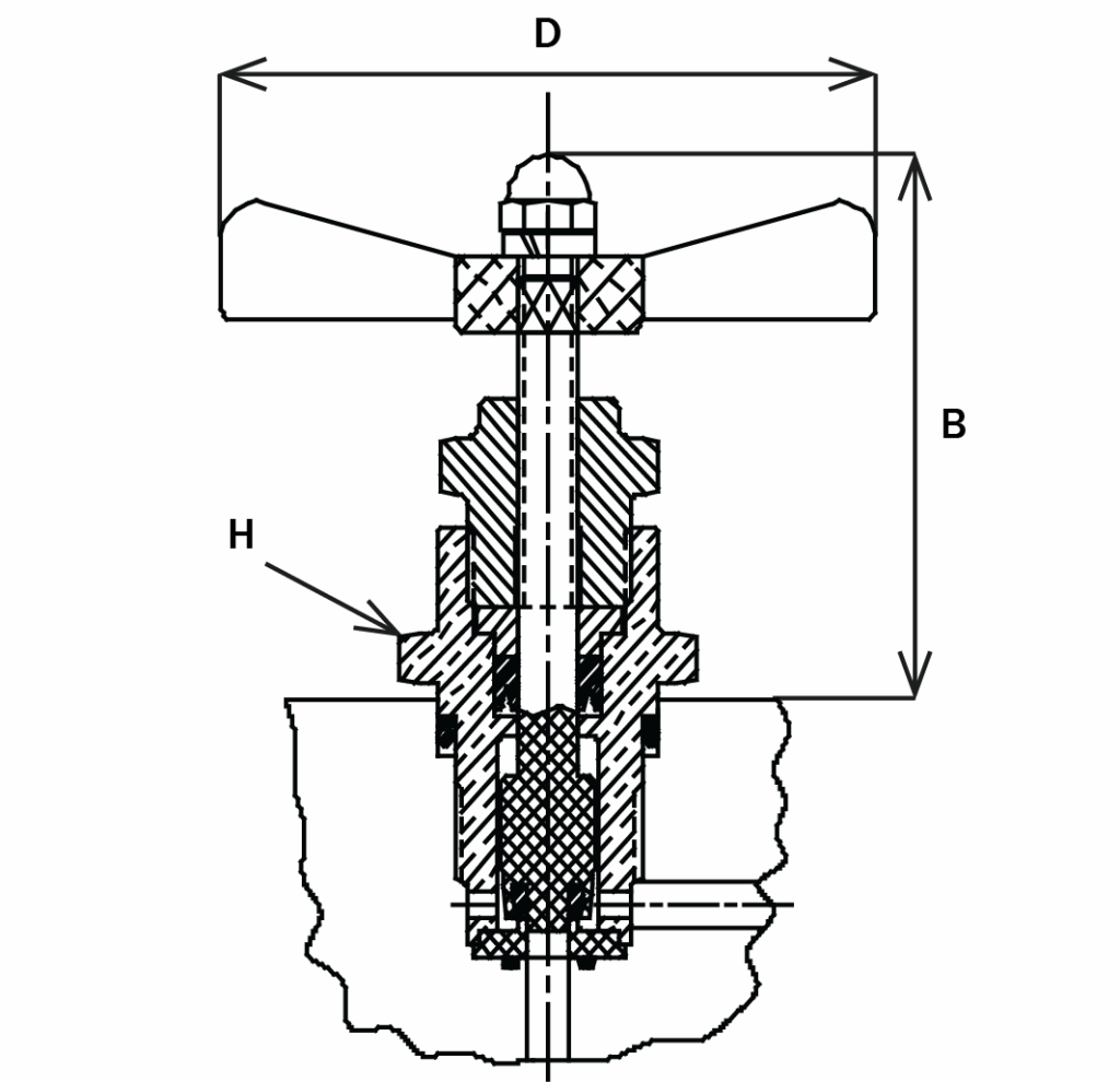 6KP36-3 – Brass Angle Hose Valve