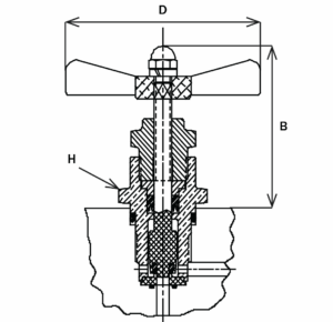6KP36-3 – Brass Angle Hose Valve
