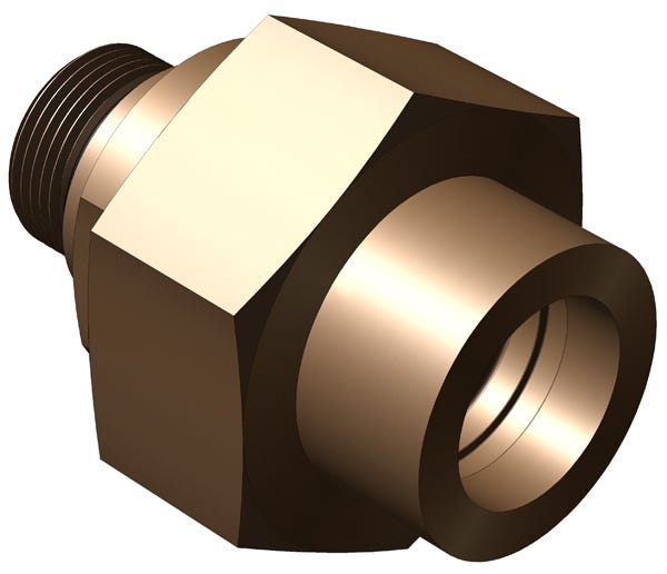 6RTN5259-3-4 – Union Assemblies – Straight Thread x Sil-Braze, Pipe Size
