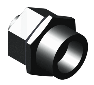7800 – 1/4″ Tube Socket Weld x 1/4″ IPS Socket Weld Union