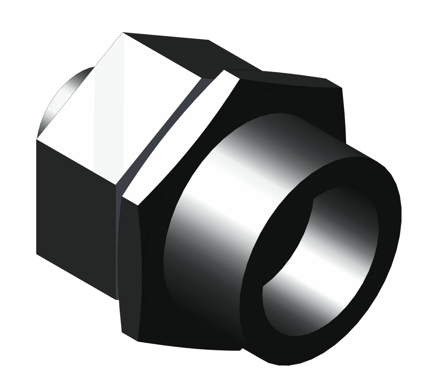 7800 – 1/4″ Tube Socket Weld x 1/4″ IPS Socket Weld Union