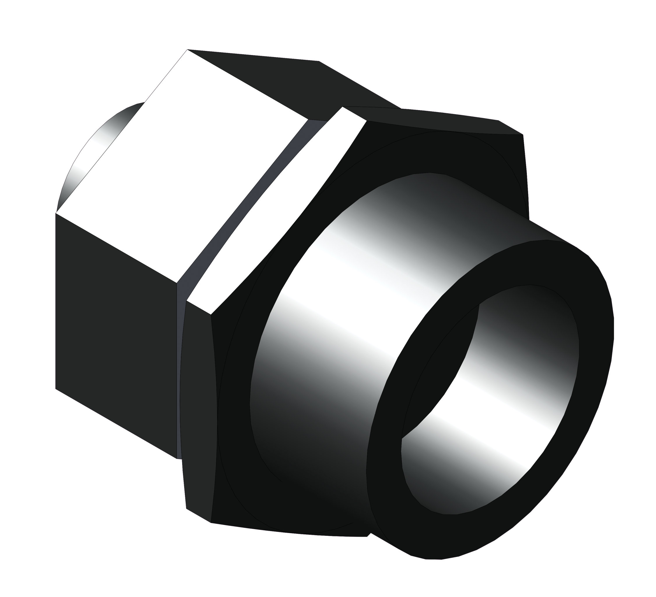 7800 – 1/4″ Tube Socket Weld x 1/4″ IPS Socket Weld Union