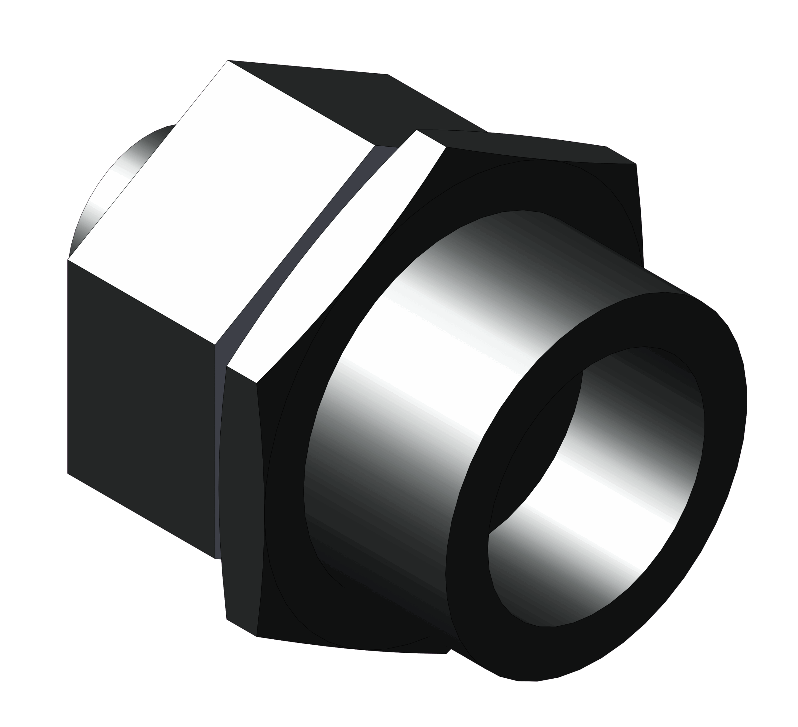 7873 – 1/4″ Tube Socket Weld x 1/4″ IPS Socket Weld Union