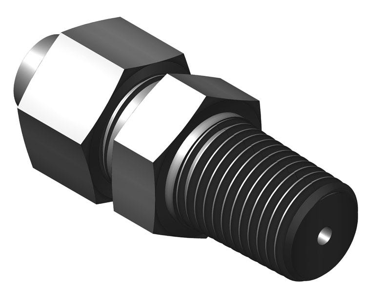 7854 – 1/4″ Tube Socket Weld x 1/4″ IPS Socket Weld Union