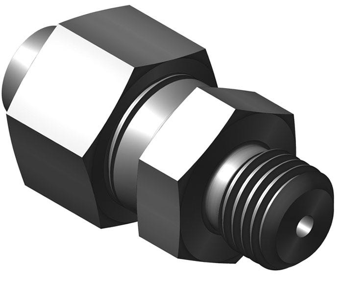 7859 – 1/4″ Tube Socket Weld x 7/16″-20 Male Straight Thread