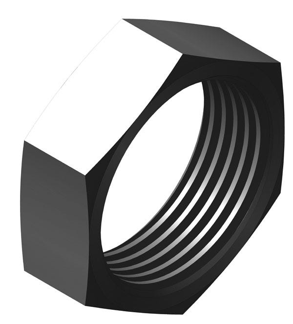 9004-4 – Tube Fittings – Nut, Bulkhead -9004