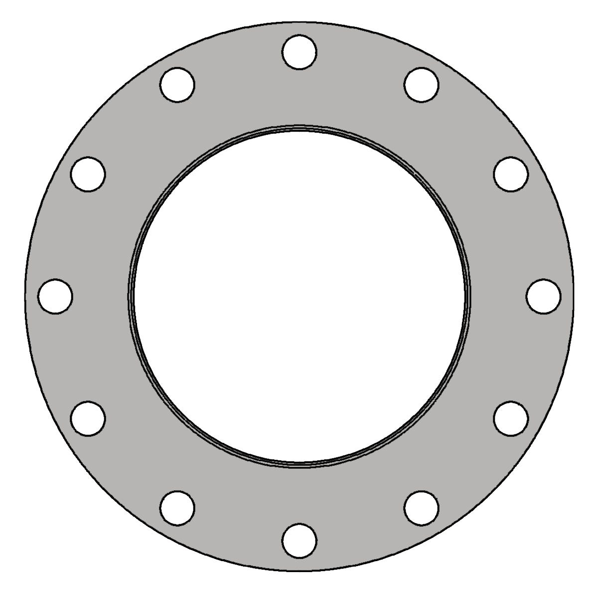 C18832-MOD – 12″ Modified ANSI Flange