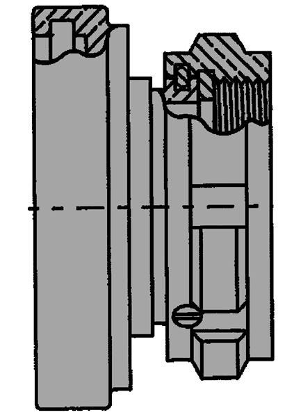 B-ADP/SW-4FS-4FHT – Adapters – Female Split Clamp to Female Hose Thread Swivel