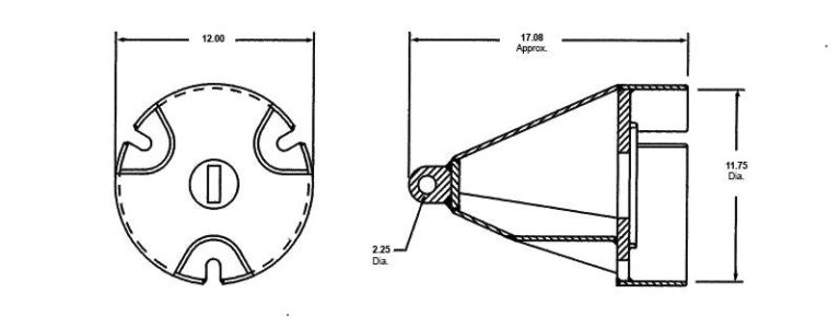 A-CAP/CON-B/MOD – Caps – Conical Cap for NATO “B” Mod Coupling (Astern Fueling)
