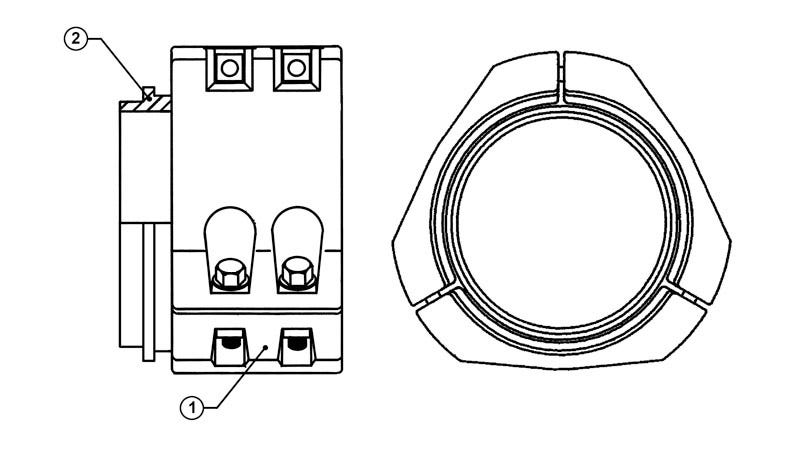 A-CPL-7MS-REC – Couplings – 7″ Receiver Hose, Male