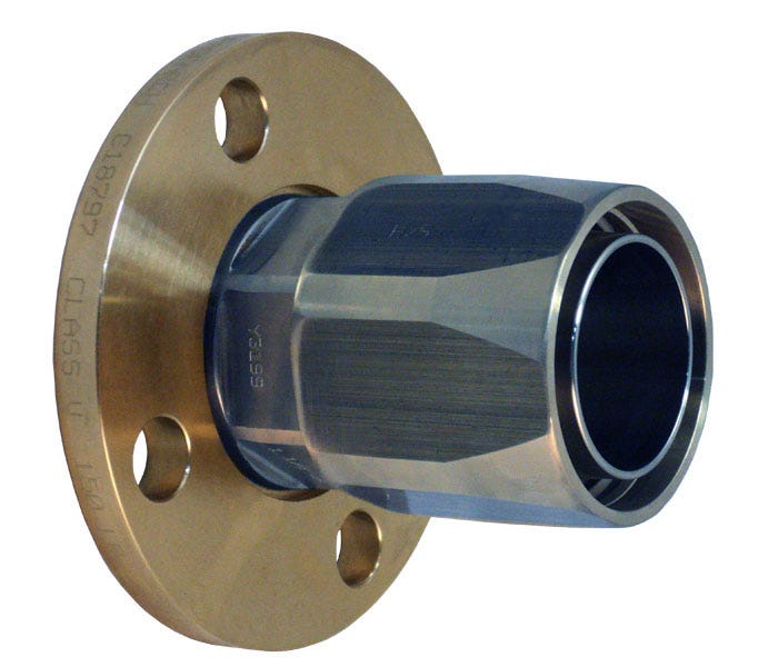EF-1488A5-3232 – End Fittings – Straight – Flange to Hose (MIL-DTL-24787/1, Type F, Group VIII, Class II, 150/400 Lb. Flange per MIL-PRF-20042)