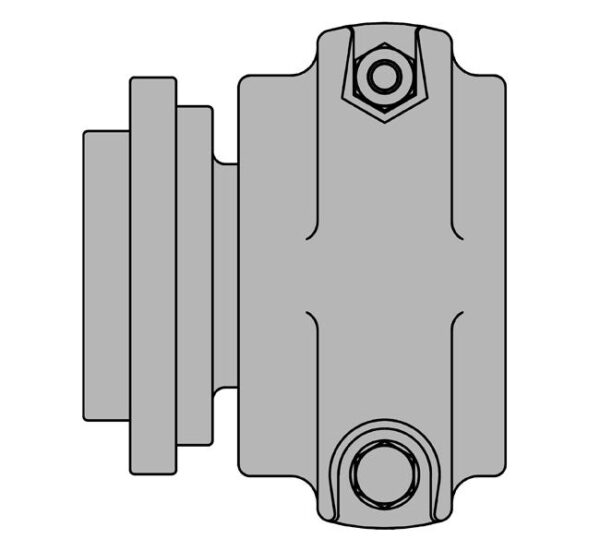EF-LFS-24MS – End Fittings – Straight – Male Split Clamp to Hose