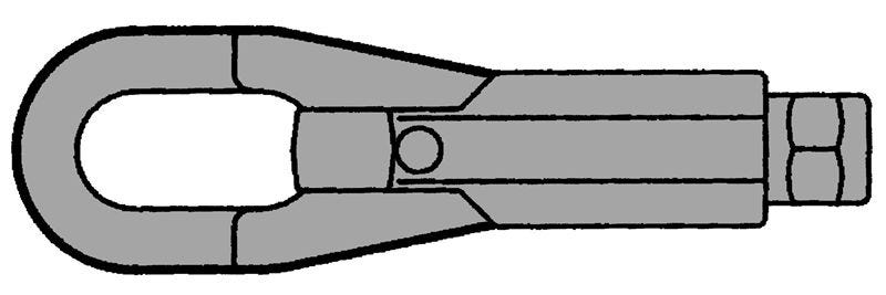 EF-SPW/WL-0.875 – End Fittings – Span Wire, Weak Link