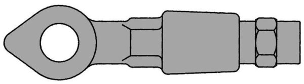 EF-IH/OH-1/2 – End Fittings – Inhaul/Outhaul with Eye Adapter