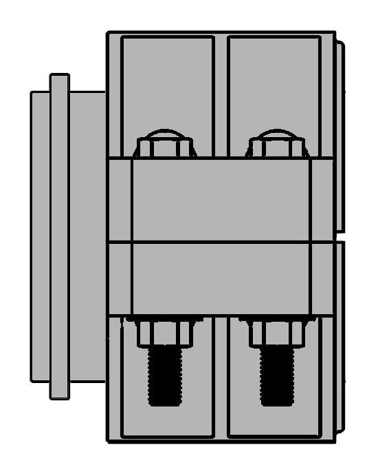 EF-5MS-ER512-2P – 2-Piece End Fittings – Straight – Male Split Clamp to Hose (MIL-DTL-24787/4, Type E, Group IX)