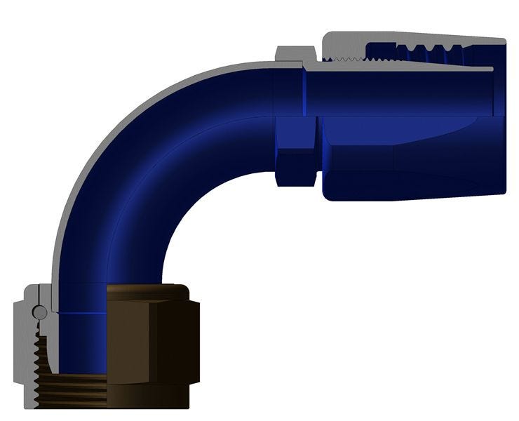 mediumpressurehosefitting 90degreeelbowflareless148 2090 00d cut side 2