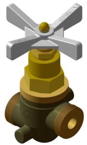 247GN82-7 – Brass Angle Hose Valve